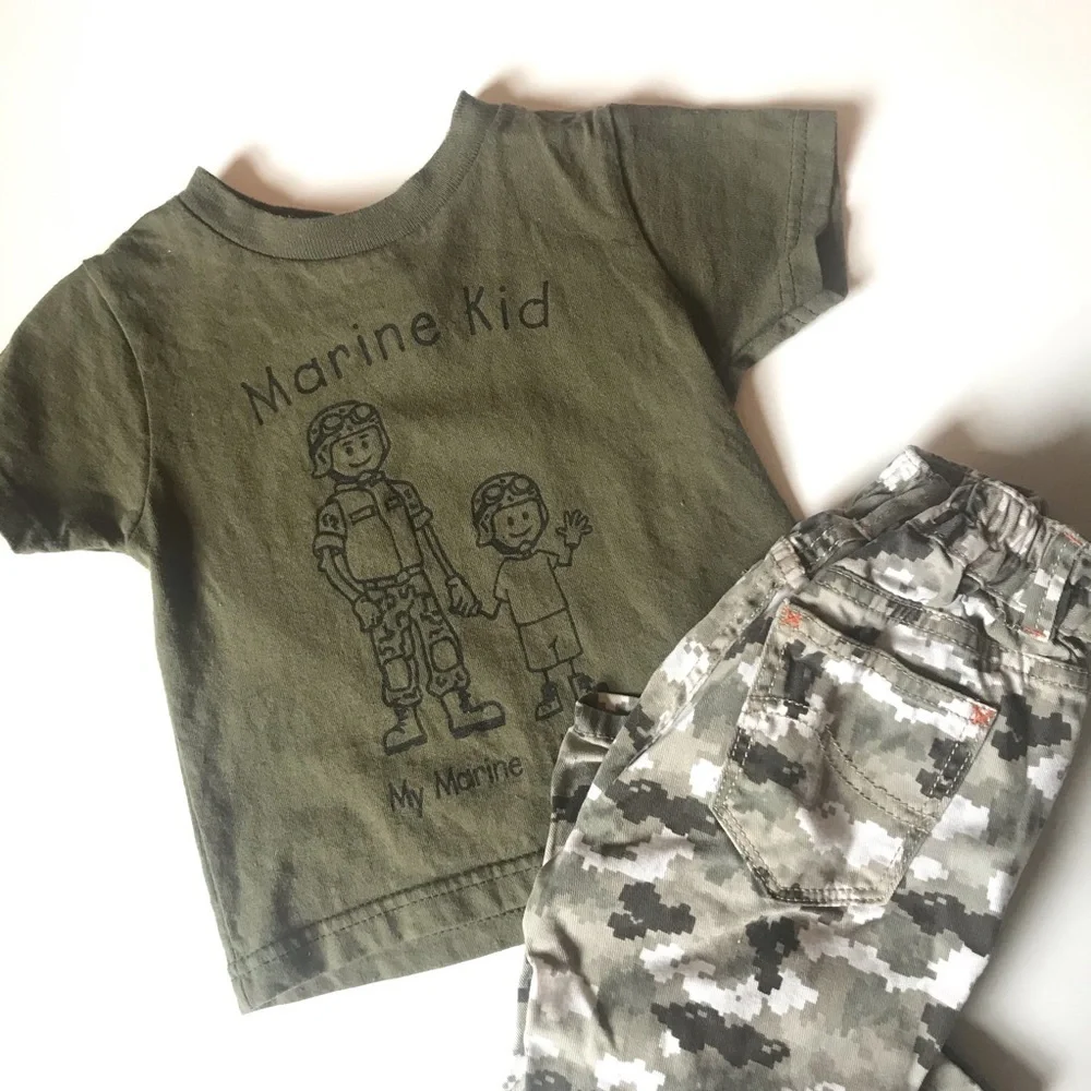 🇺🇸 Camo Tee & Pants